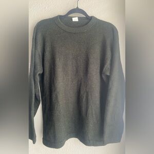 Green Alpaca Knit Sweater